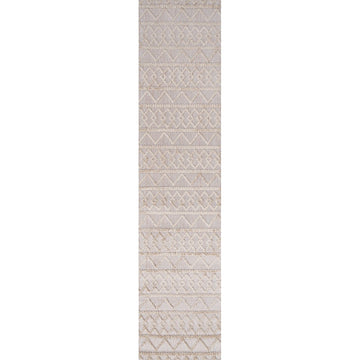 Aylan High-low Pile Knotted Trellis Geometric Indoor/outdoor Area Rug